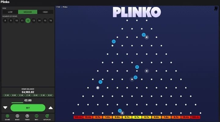 Bonus Plinko Plinko gioco